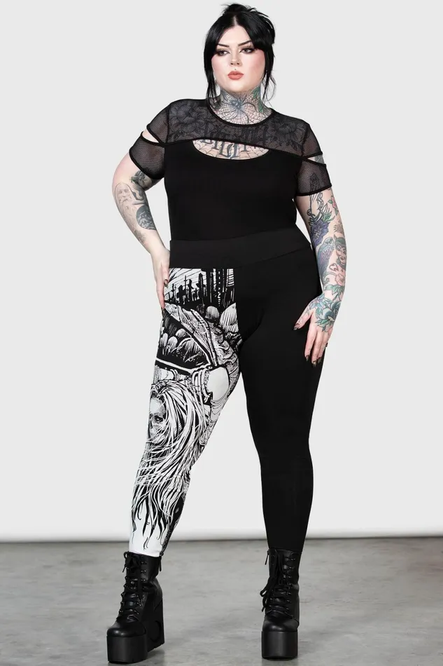 Killstar Leggings Women Horned God Leggings
