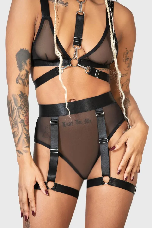 Killstar Lingerie Women Tangled Mesh Panty