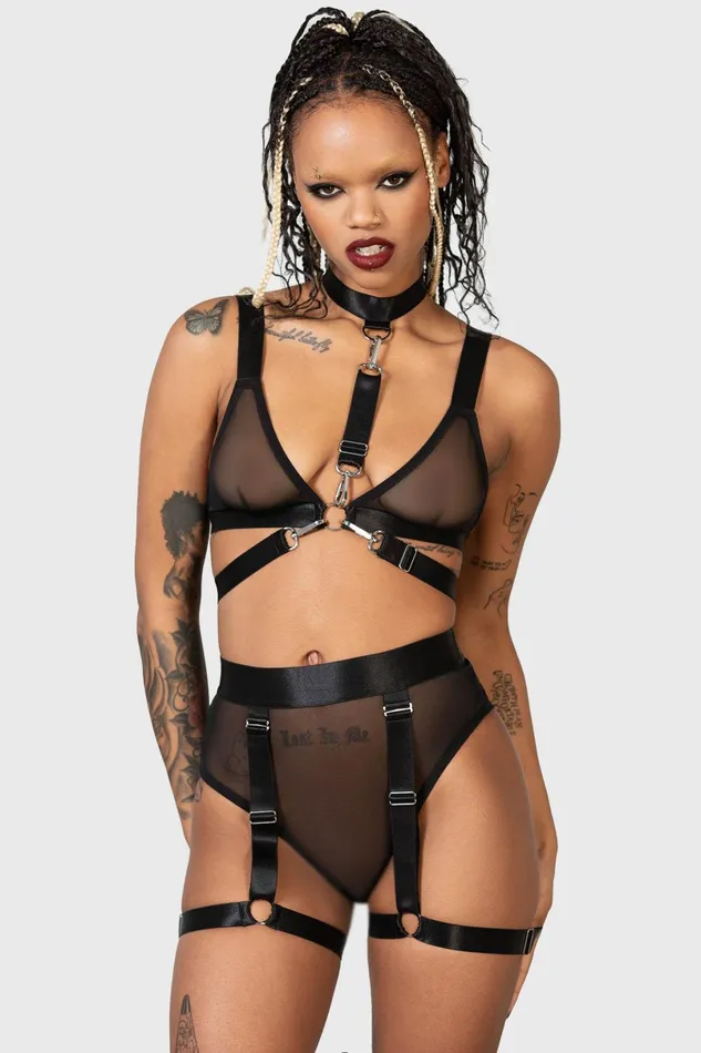 Killstar Lingerie Women Tangled Mesh Panty