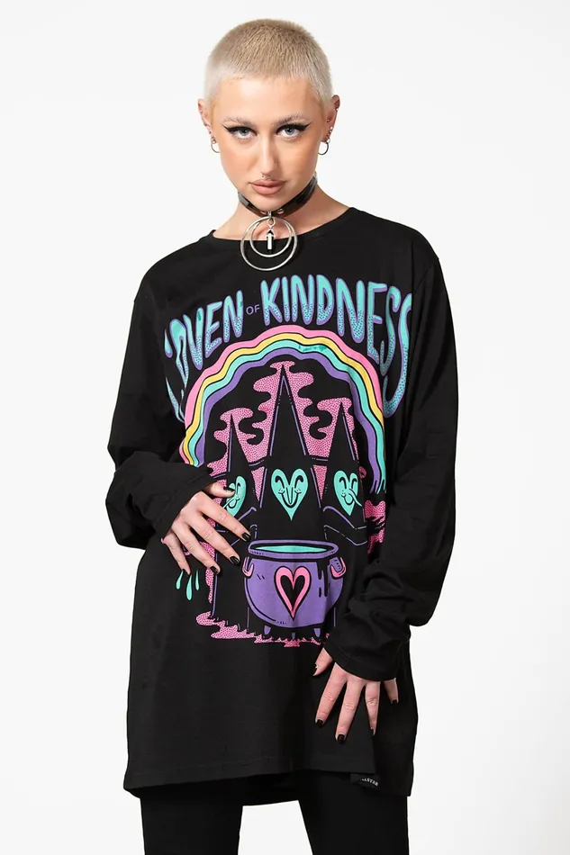 Killstar Long Sleeves Men Coven Of Kindness Long Sleeve Top