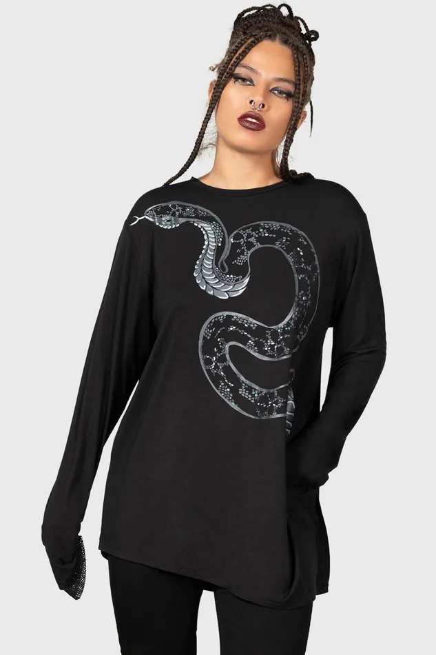 Killstar Long Sleeves Women Aniliidae Top