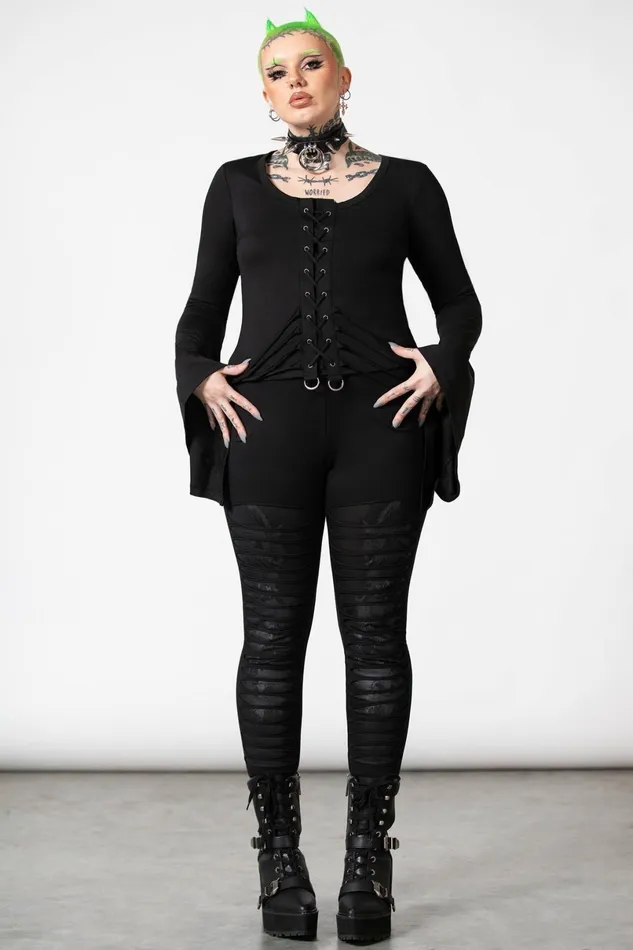 Killstar Long Sleeves Women Faith Long Sleeve Top