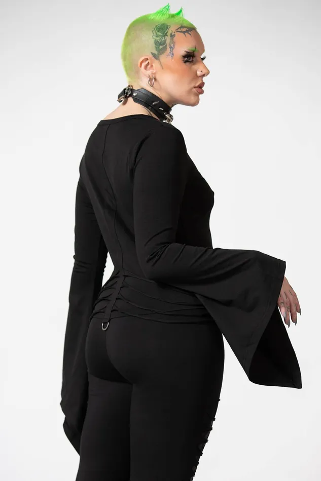 Killstar Long Sleeves Women Faith Long Sleeve Top