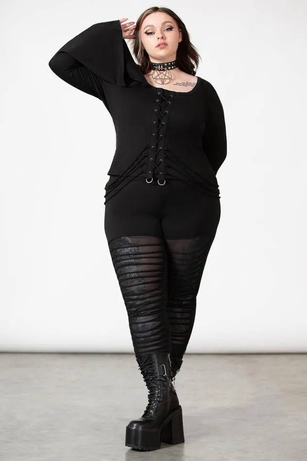 Killstar Long Sleeves Women Faith Long Sleeve Top