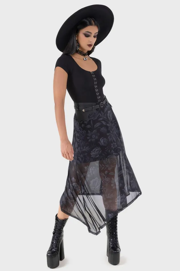 Killstar Maxi Skirts Women Thursday Tale Skirt