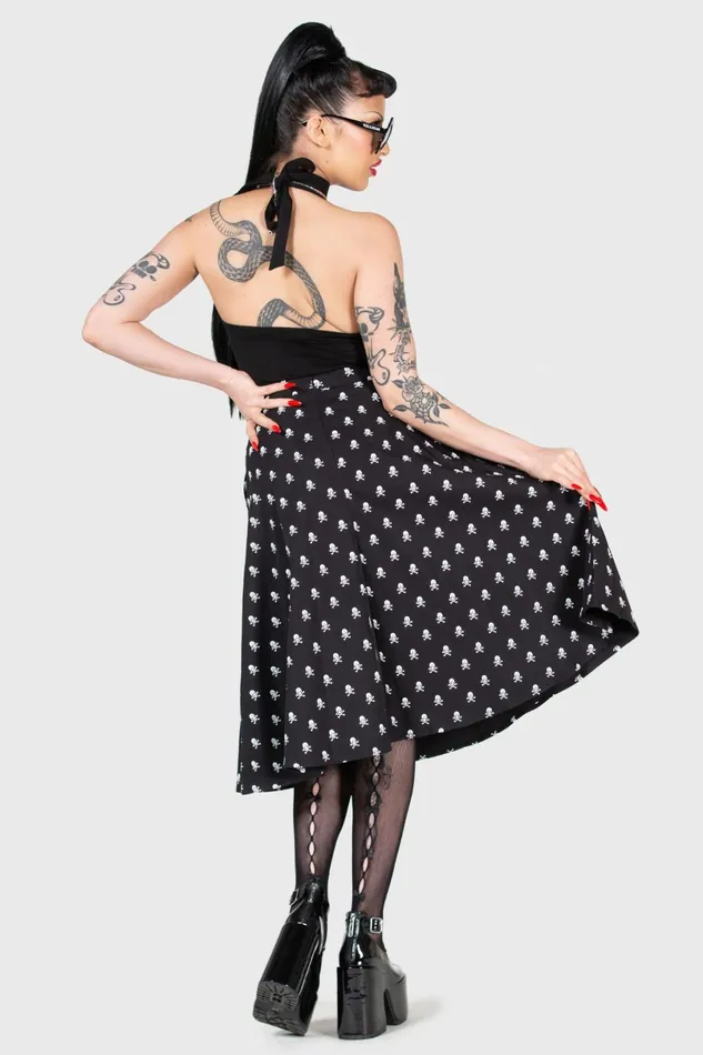 Killstar Midi Skirts Women Lay Dead Midi Skirt