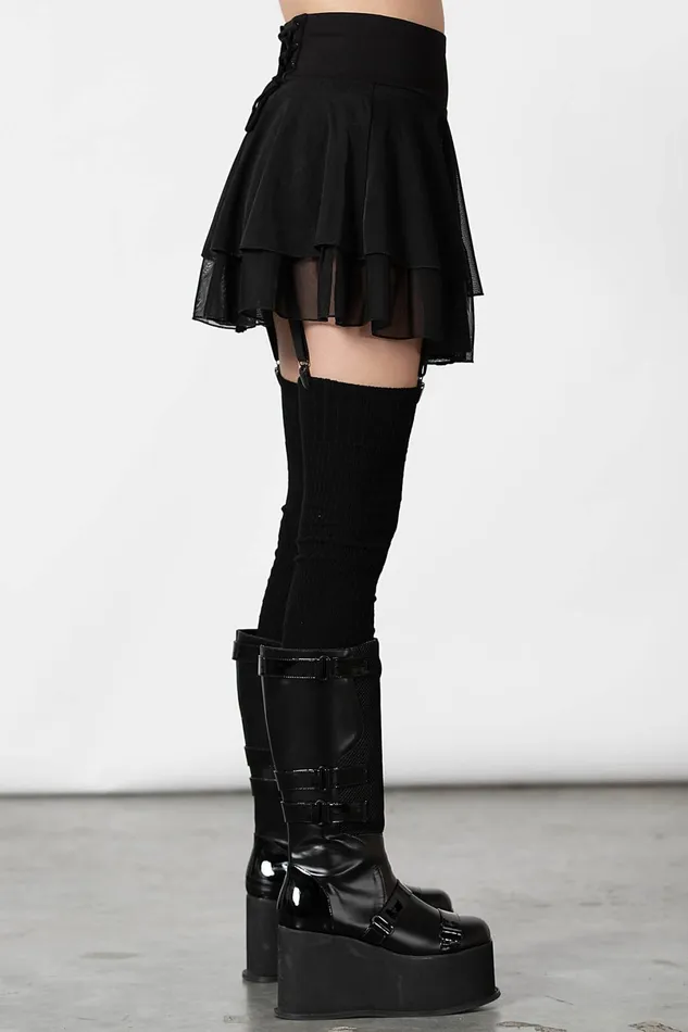 Killstar Mini Skirts Women Yasumi Mesh Skirt