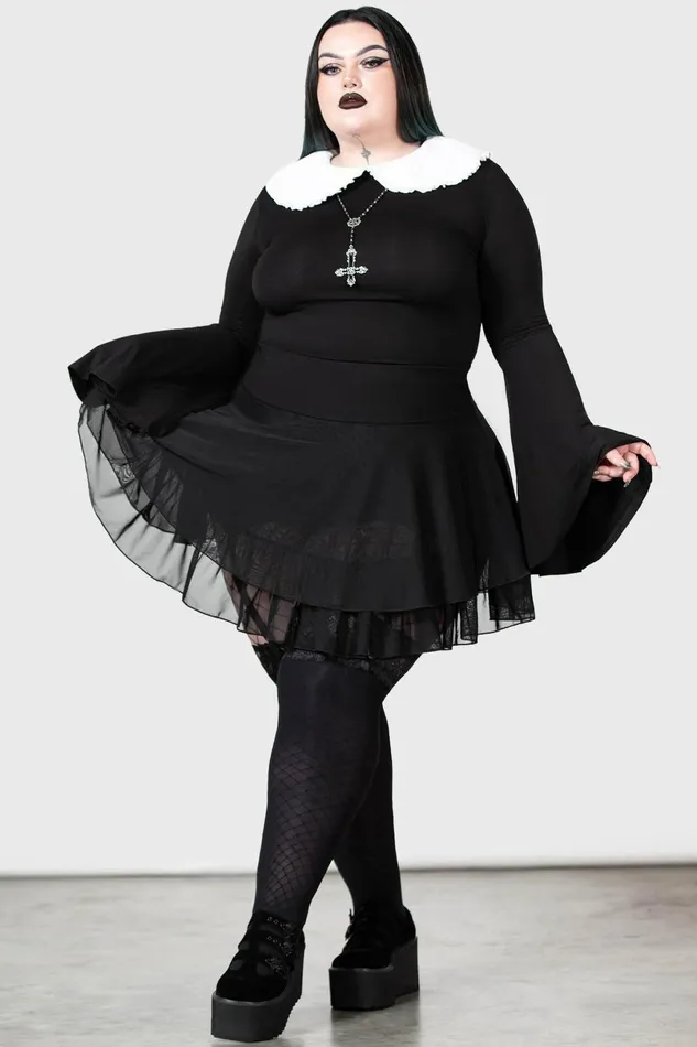 Killstar Mini Skirts Women Yasumi Mesh Skirt