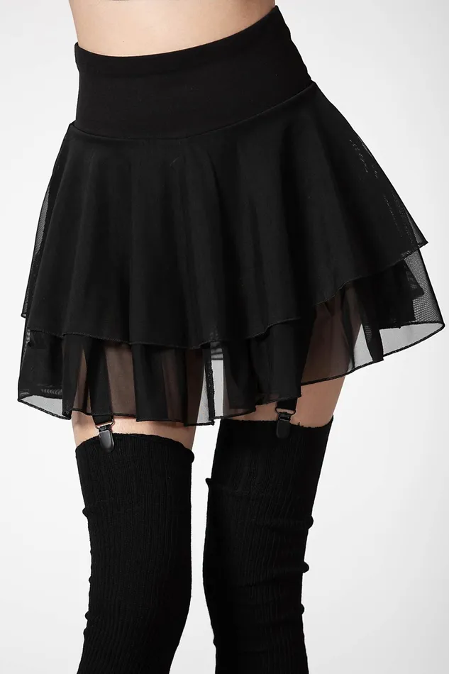 Killstar Mini Skirts Women Yasumi Mesh Skirt