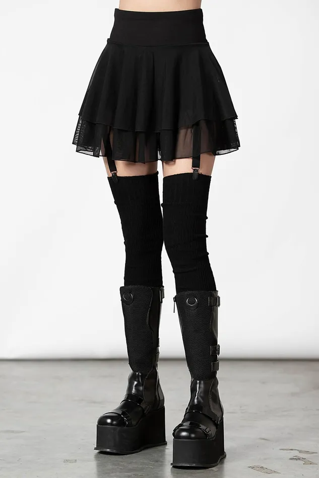 Killstar Mini Skirts Women Yasumi Mesh Skirt