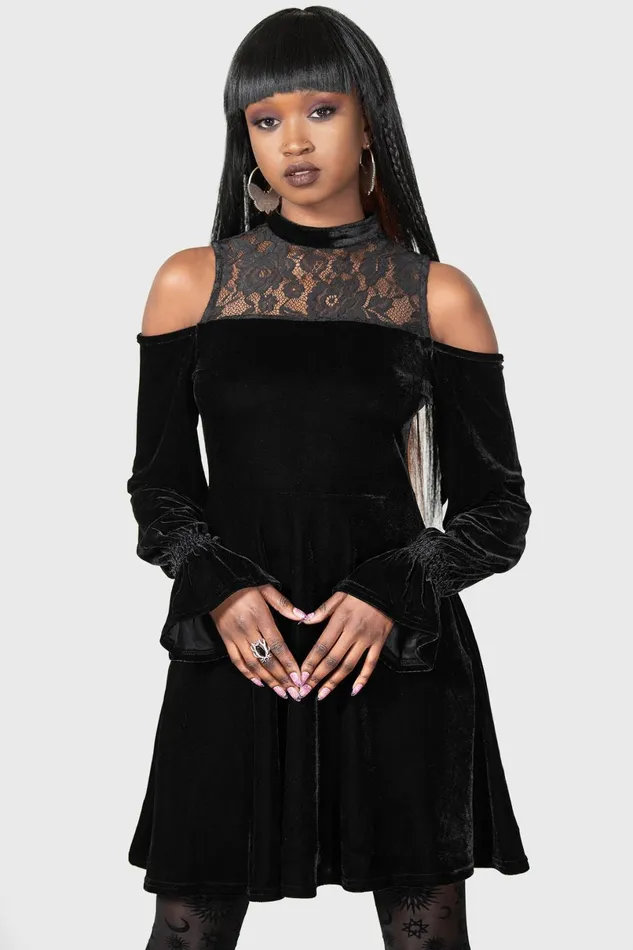Killstar Mini Women Baby Angeles Skater Dress