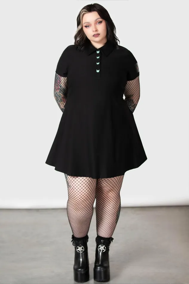 Killstar Mini Women Lil Vampurr Collar Dress