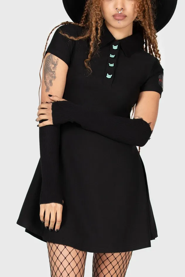 Killstar Mini Women Lil Vampurr Collar Dress