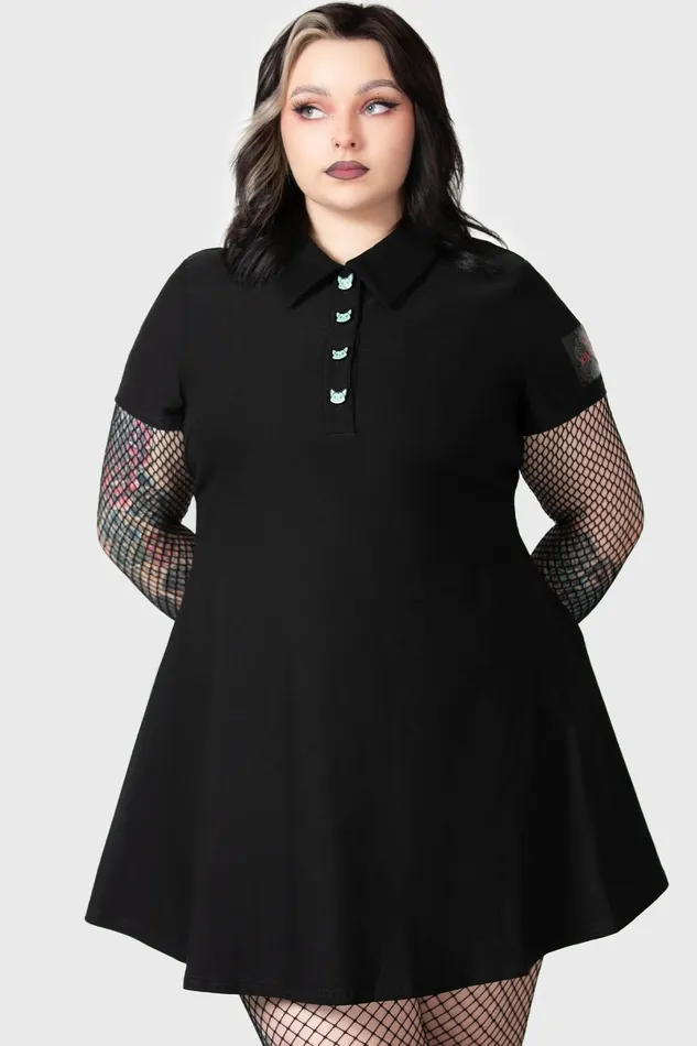 Killstar Mini Women Lil Vampurr Collar Dress
