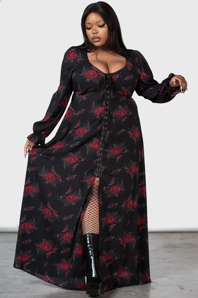 Killstar Shirt Women Hail Pandora Maxi Dress