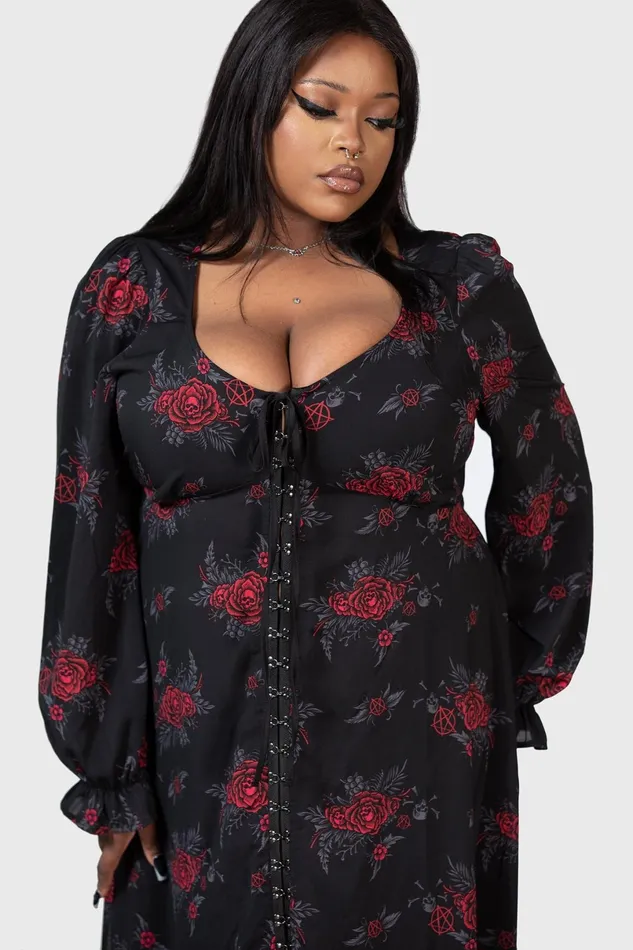 Killstar Shirt Women Hail Pandora Maxi Dress