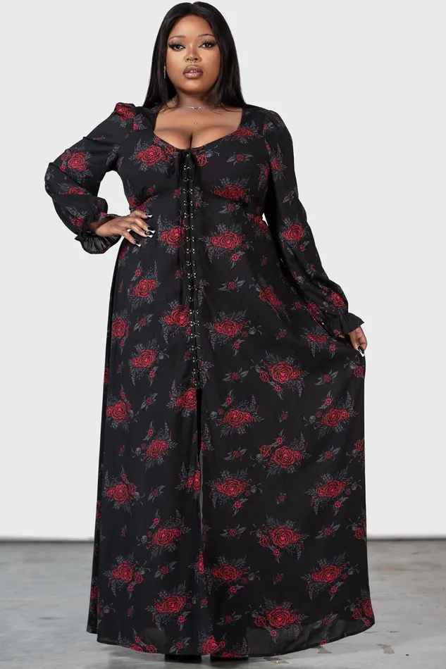 Killstar Shirt Women Hail Pandora Maxi Dress