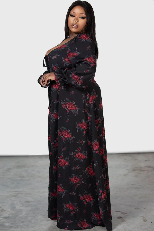 Killstar Shirt Women Hail Pandora Maxi Dress