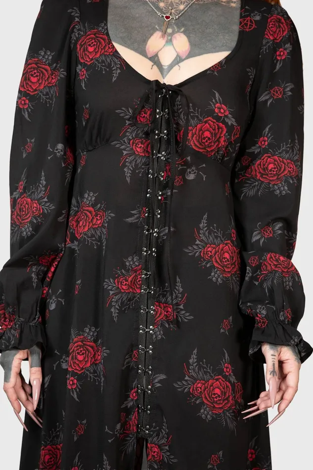 Killstar Shirt Women Hail Pandora Maxi Dress