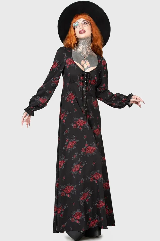 Killstar Shirt Women Hail Pandora Maxi Dress