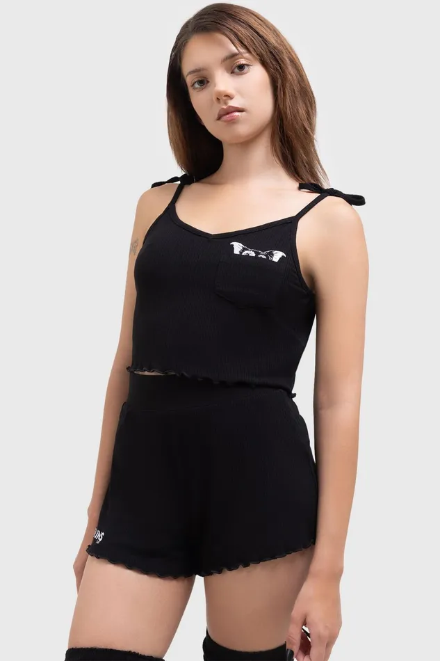 Killstar Shorts Women Pocket Gizmo Lounge Shorts