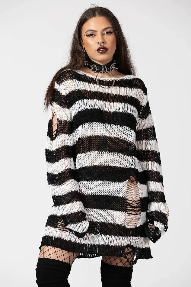 Killstar Sweaters Women Emo Knit Sweater