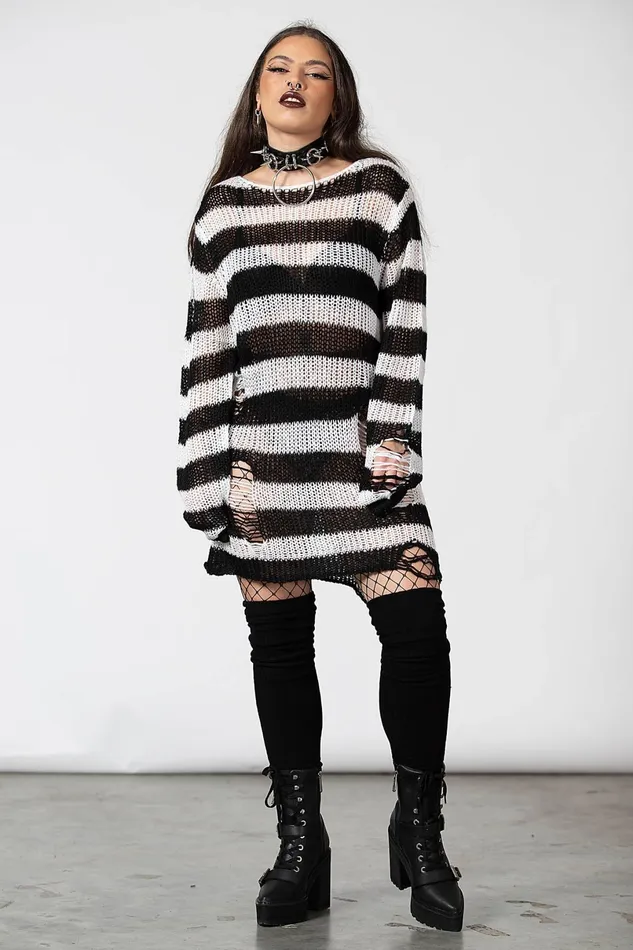 Killstar Sweaters Women Emo Knit Sweater