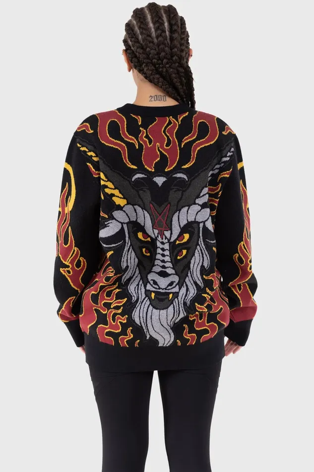 Killstar Sweaters Women Inferno Hallowmas Sweater