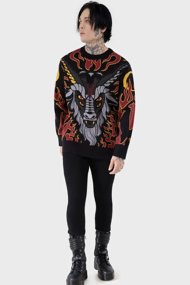Killstar Sweaters Women Inferno Hallowmas Sweater