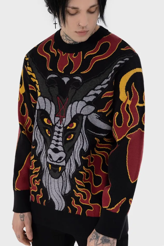 Killstar Sweaters Women Inferno Hallowmas Sweater