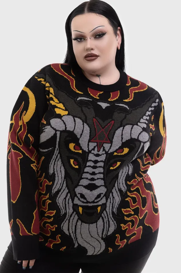 Killstar Sweaters Women Inferno Hallowmas Sweater