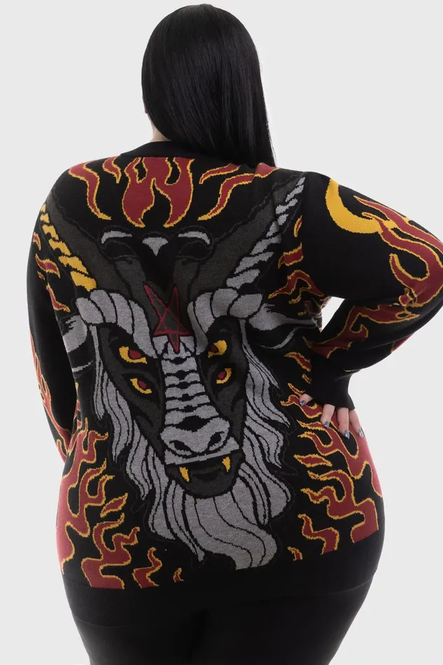 Killstar Sweaters Women Inferno Hallowmas Sweater