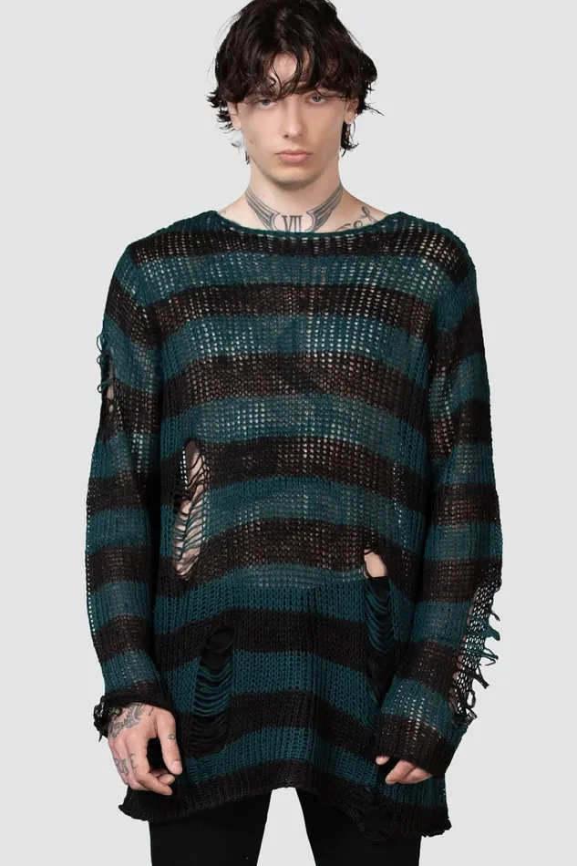 Killstar Sweaters Women Sea Punk Knit Sweater
