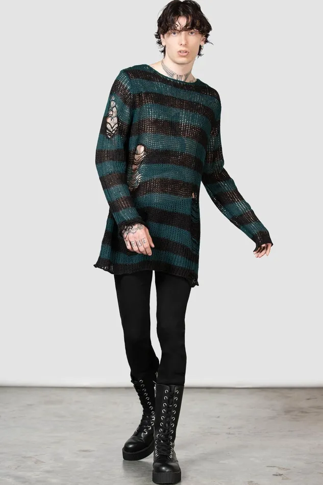 Killstar Sweaters Women Sea Punk Knit Sweater