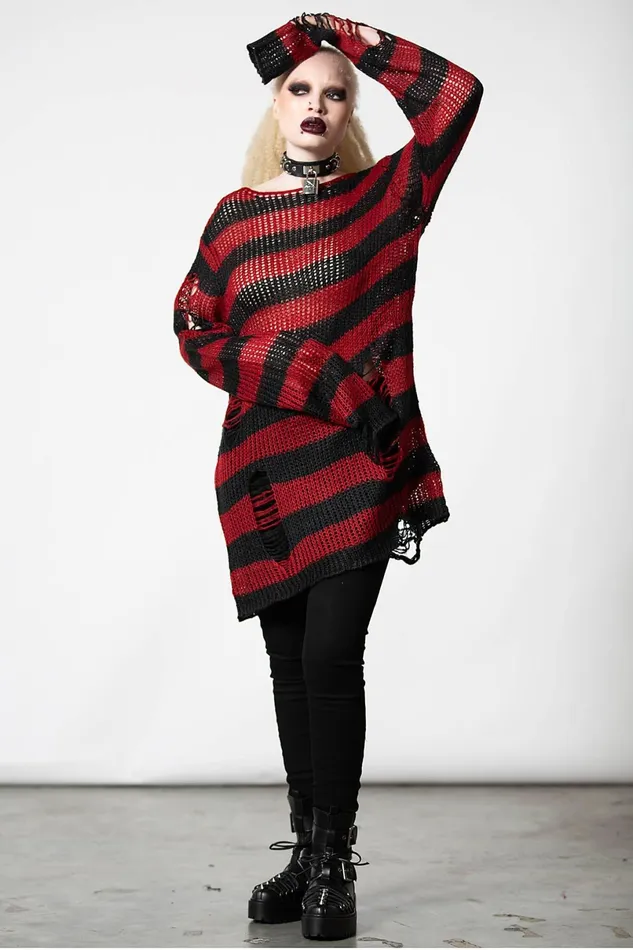 Killstar Sweaters Women Total Horror Knit Sweater