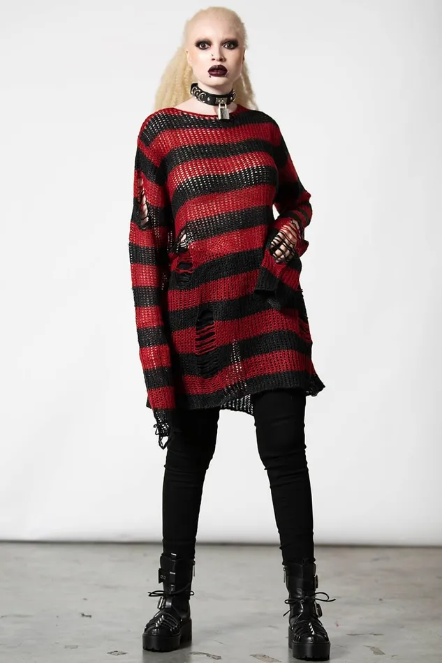 Killstar Sweaters Women Total Horror Knit Sweater