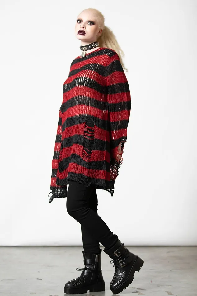 Killstar Sweaters Women Total Horror Knit Sweater