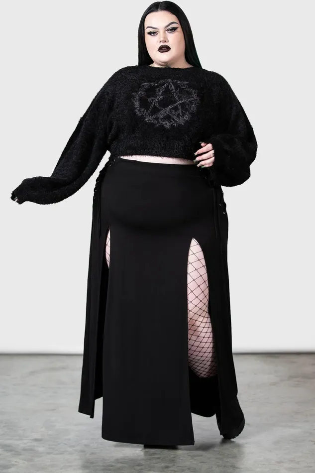 Killstar Sweaters Women Winter Spirit Knit Sweater