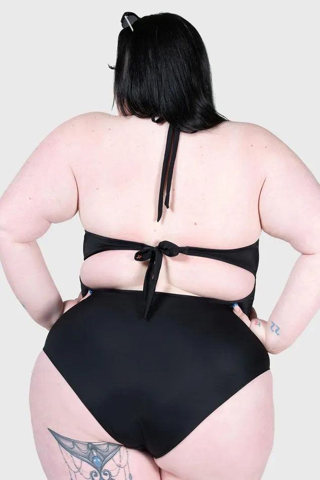 Killstar Swim Women Show Your Bones Swimsuit