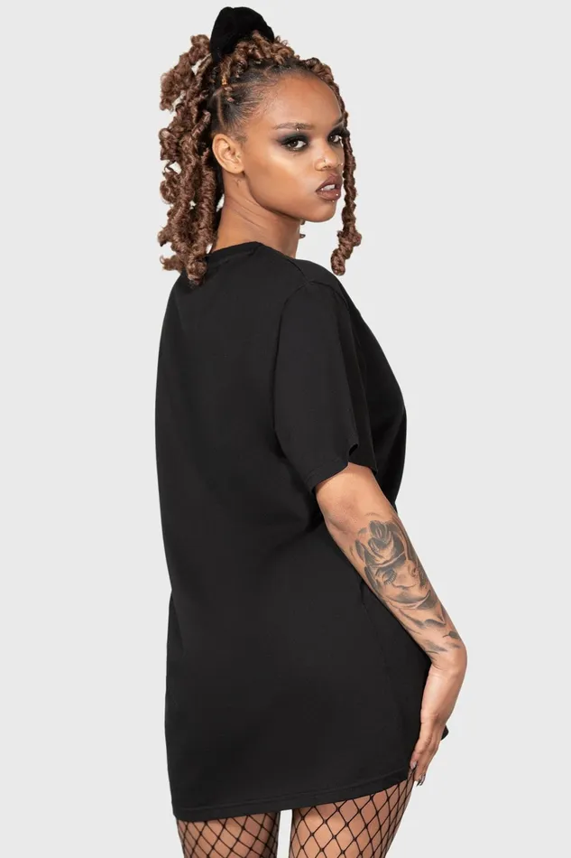 Killstar TShirts and Vests Men Ray Of Jet Black TShirt