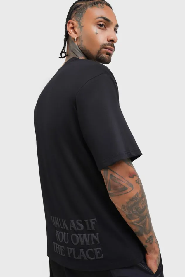 Killstar TShirts and Vests Men Walk Thru Hell Boxy TShirt