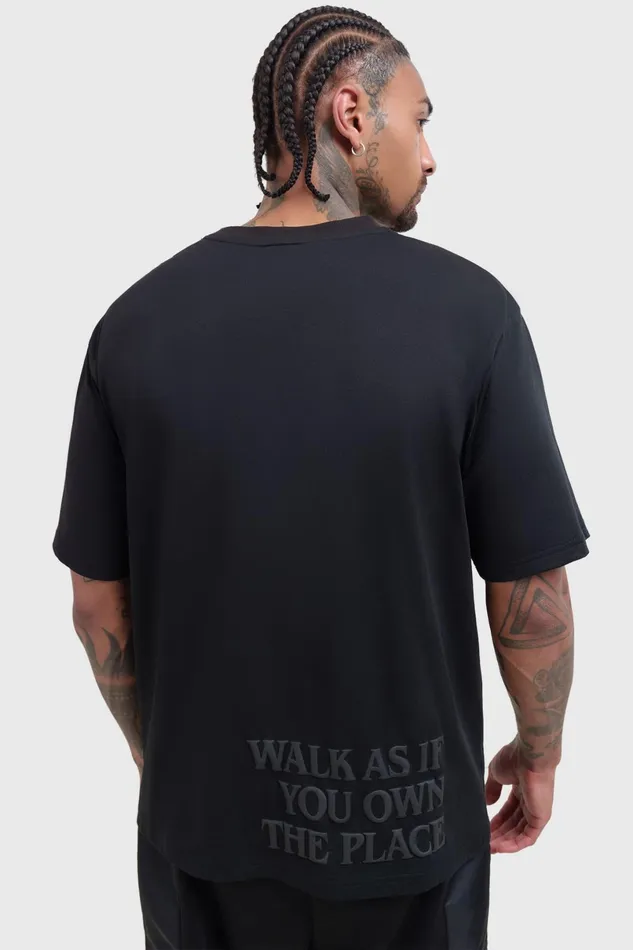 Killstar TShirts and Vests Men Walk Thru Hell Boxy TShirt