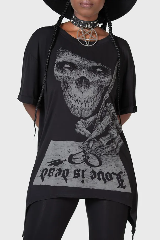 Killstar TShirts and Vests Women Love Is Dead TShirt