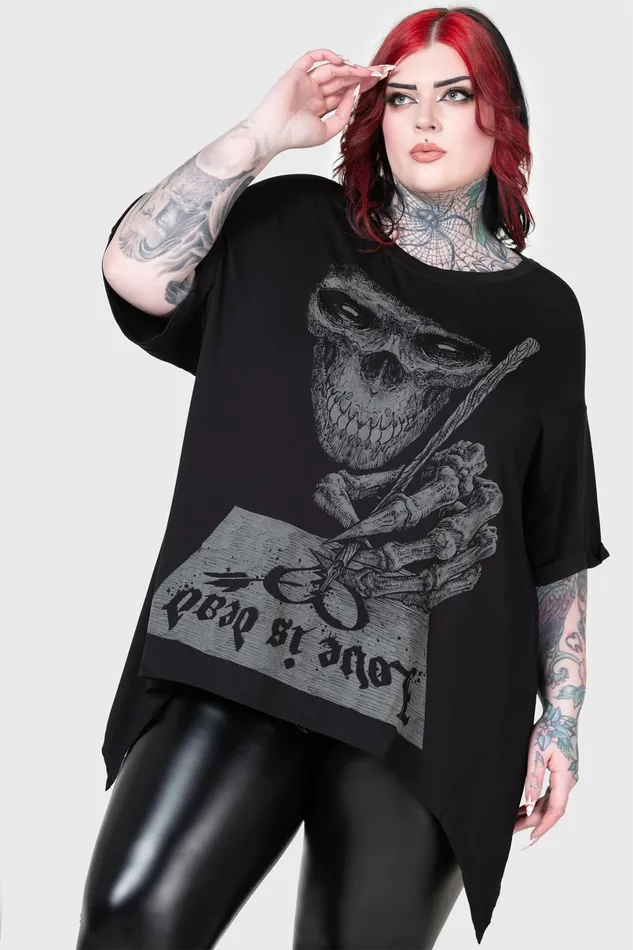 Killstar TShirts and Vests Women Love Is Dead TShirt