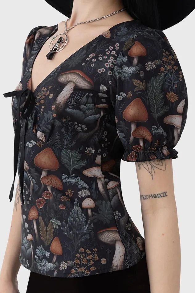 Killstar TShirts and Vests Women Night Forager Top