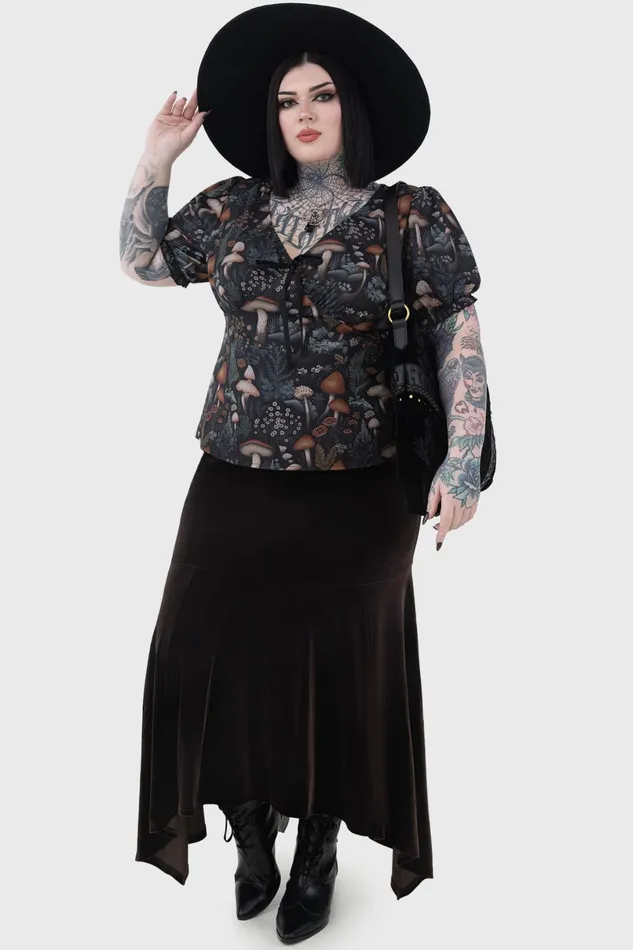 Killstar TShirts and Vests Women Night Forager Top