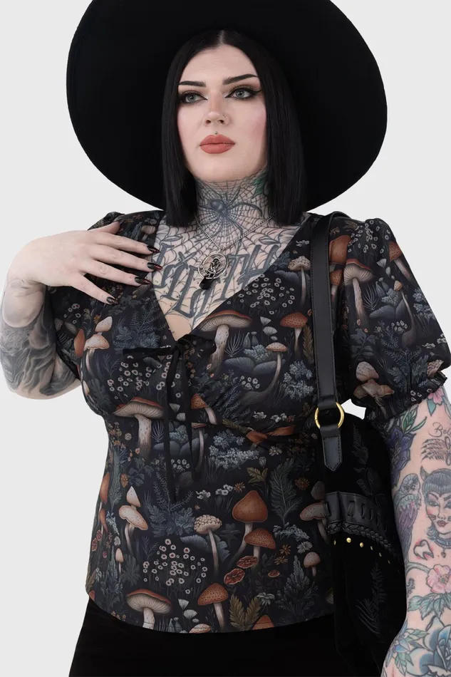 Killstar TShirts and Vests Women Night Forager Top