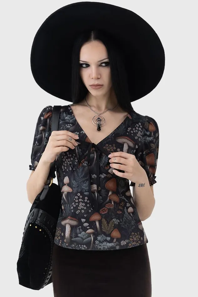Killstar TShirts and Vests Women Night Forager Top
