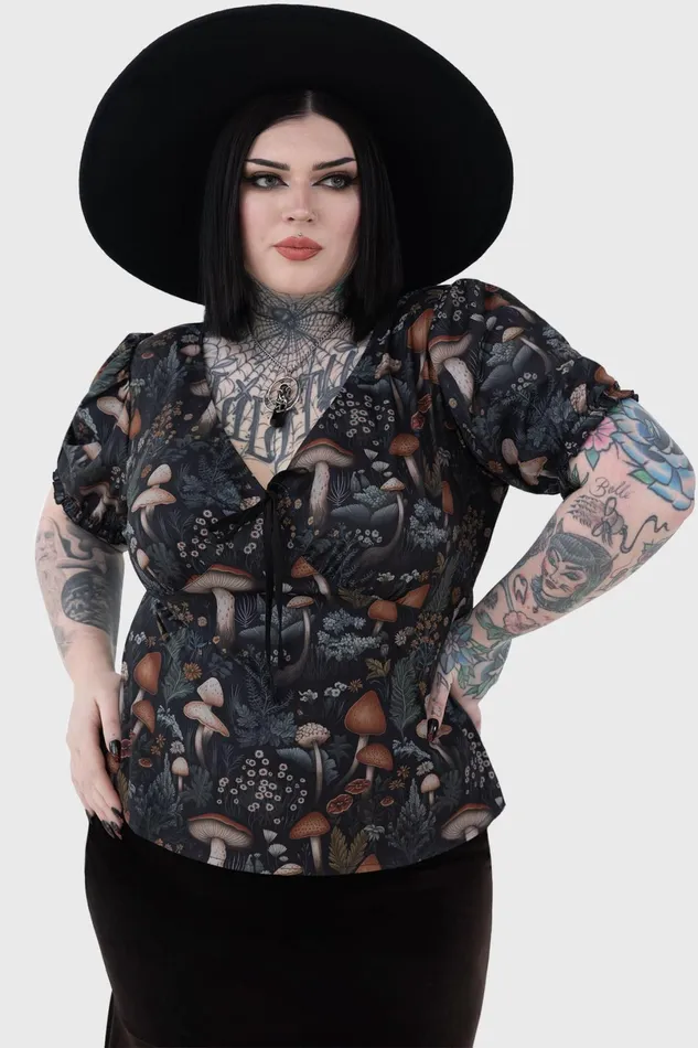 Killstar TShirts and Vests Women Night Forager Top