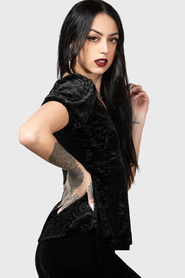 Killstar TShirts and Vests Women Sombre Heart Top